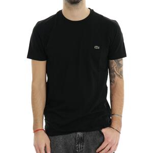 T-SHIRT IN PIMA LACOSTE NERO